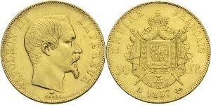 50 Franc Segundo Imperio francés (1852-1870) Oro Napoleon III (1808-1873)