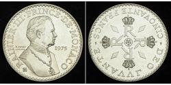 50 Franc Mónaco (1297 - ) Plata Raniero III de Mónaco