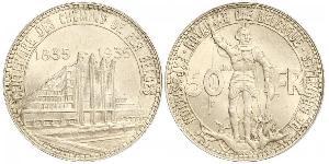50 Franc Belgien Silber 