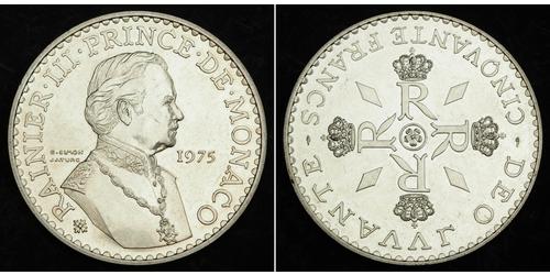 50 Franc Monaco Silber Rainier III. (Monaco)