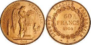 50 Franc 法兰西第三共和国 (1870 - 1940) 金 