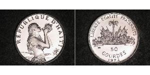 50 Gourde Haïti (1804 - ) Argent 