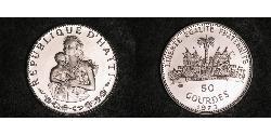 50 Gourde Haiti (1804 - ) Argento 