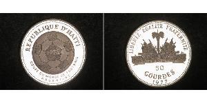50 Gourde Haiti (1804 - ) Argento 