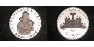 50 Gourde Haiti (1804 - ) Argento 