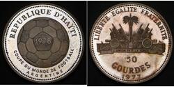 50 Gourde Haiti (1804 - ) Silber 