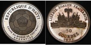 50 Gourde Haiti (1804 - ) Silber 