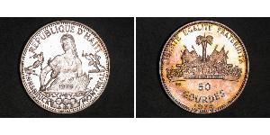 50 Gourde Гаїті Срібло 