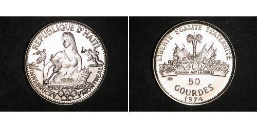 50 Gourde Гаїті (1804 - ) Срібло 
