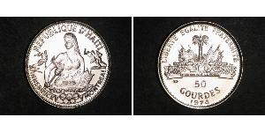50 Gourde 海地 (1804 - ) 銀 