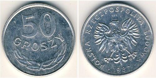 50 Grosh République populaire de Pologne (1952-1990) Aluminium 