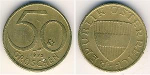 50 Grosh Republic of Austria (1955 - ) Bronze/Aluminium 