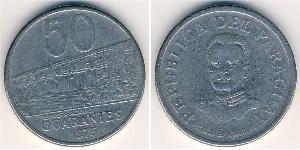 50 Guaraní Paraguay (1811 - ) Níquel/Cobre 