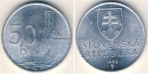 50 Heller Slovakia (1993 - ) Aluminium 