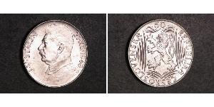 50 Krone Tchécoslovaquie  (1918-1992) Argent 