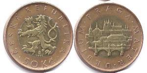 50 Krone Czech Republic (1993 - ) Bilame 