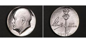 50 Krone Kingdom of Norway (1905 - ) Silver Olav V of Norway (1903 - 1991)