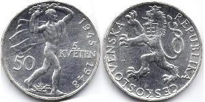 50 Krone Cecoslovacchia  (1918-1992)  