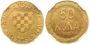 50 Kuna Croatie (1991 - ) Or 