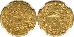 50 Kurush Türkei (1923 - ) Gold Mohammed V. (Marokko) (1909 - 1961)