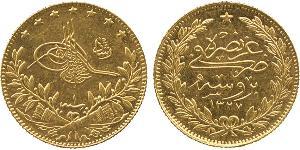 50 Kurush Turquía (1923 - ) Oro Mohámed V de Marruecos (1909 - 1961)