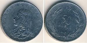 50 Kurush Turchia (1923 - ) Rame/Nichel 