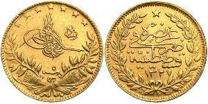 50 Kurush 土耳其 金 穆罕默德五世 (摩洛哥) (1909 - 1961)