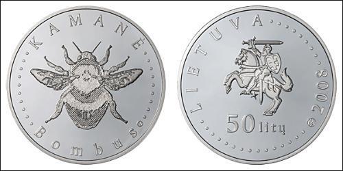 50 Lats Lettonia (1991 - ) Argento 