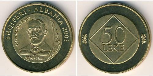 50 Lek Albanie Bronze 