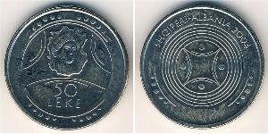 50 Lek Albania Níquel/Cobre 