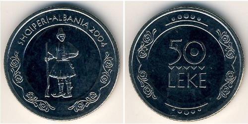 50 Lek Albania Níquel/Cobre 