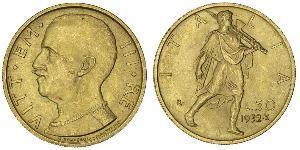 50 Lira Kingdom of Italy (1861-1946) Gold Vittorio Emanuele III (1869 - 1947)