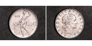 50 Lira Italien Stahl 