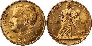 50 Lira 意大利王國 (1861-1946) 金 Vittorio Emanuele III (1869 - 1947)