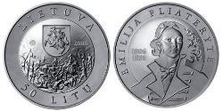 50 Litas Lituania (1991 - ) Argento 