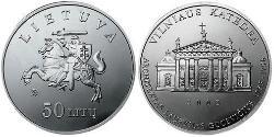 50 Litas Lituania (1991 - ) Plata 