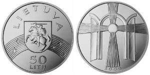 50 Litas Lituania (1991 - ) Plata 