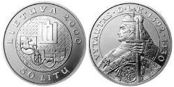 50 Litas Litauen (1991 - ) Silber 