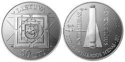 50 Litas Litauen (1991 - ) Silber 