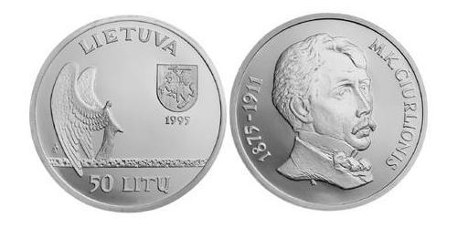 50 Litas Litauen (1991 - ) Silber 