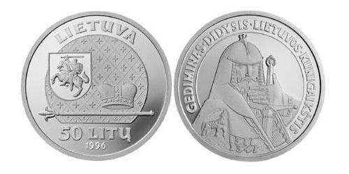 50 Litas Litauen (1991 - ) Silber 