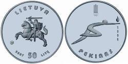 50 Litas Lithuania (1991 - ) Silver 