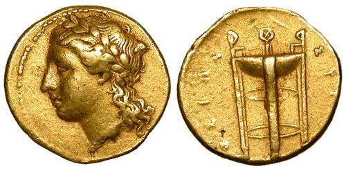 50 Litrai Antikes Griechenland (1100BC-330) Elektrum 