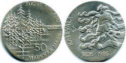 50 Mark Finlandia (1917 - ) Argento 
