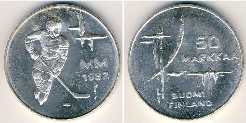 50 Mark Finlandia (1917 - ) Plata 