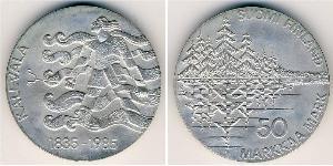 50 Mark Finnland (1917 - ) Silber 