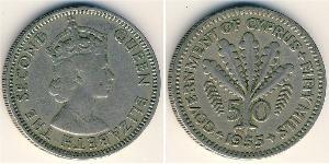50 Mill Cipro (1960 - ) Rame/Nichel 
