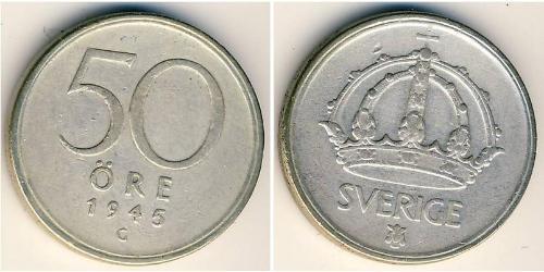 50 Ore Svezia Argento 