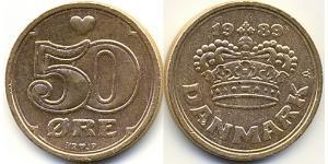 50 Ore Danemark Bronze 