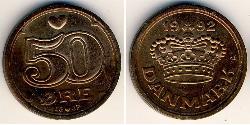 50 Ore Dänemark Bronze 